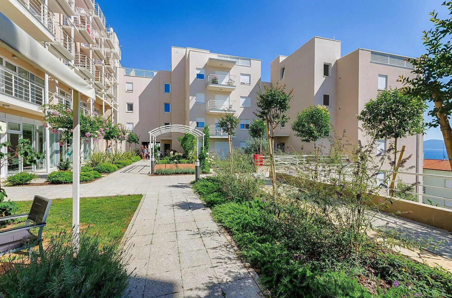 Modernes Apartment Nur 90 Meter Zum Strand Mit Meerblick, Tiefgarage, Klima Crikvenica Croatia