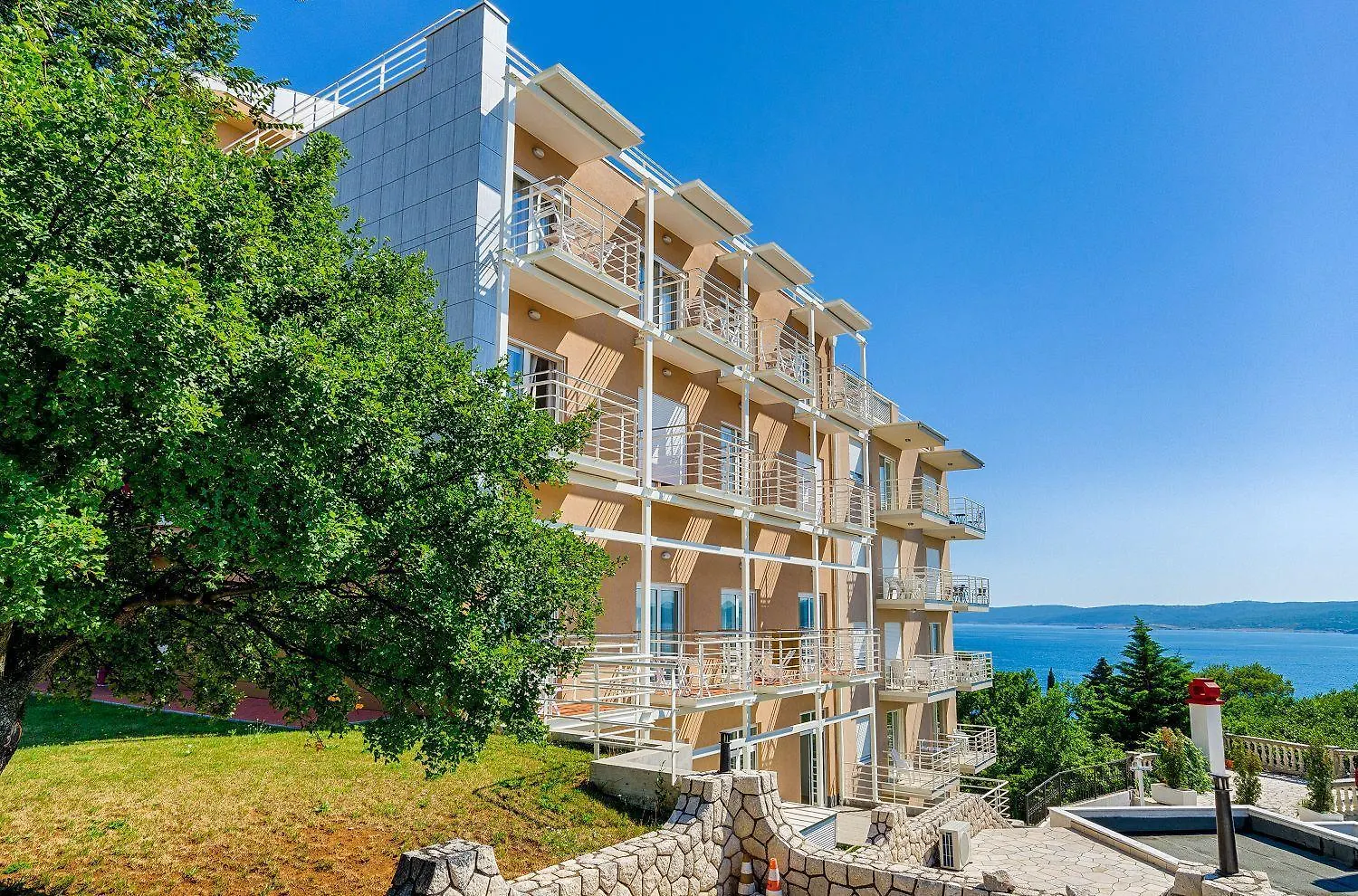 Modernes Apartment Nur 90 Meter Zum Strand Mit Meerblick, Tiefgarage, Klima Crikvenica Croatia