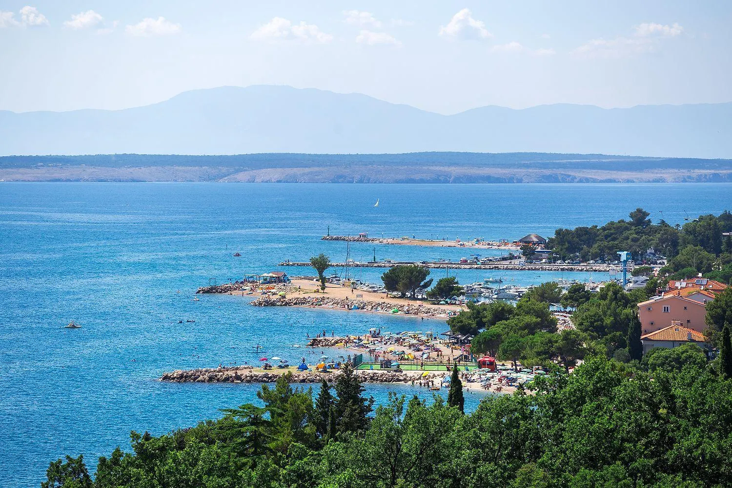 Modernes Apartment Nur 90 Meter Zum Strand Mit Meerblick, Tiefgarage, Klima Crikvenica